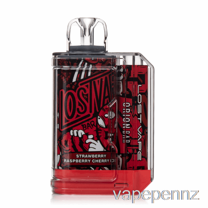 Lost Vape Orion BAR 7500 Disposable Strawberry Raspberry Cherry Ice VAPE NZ